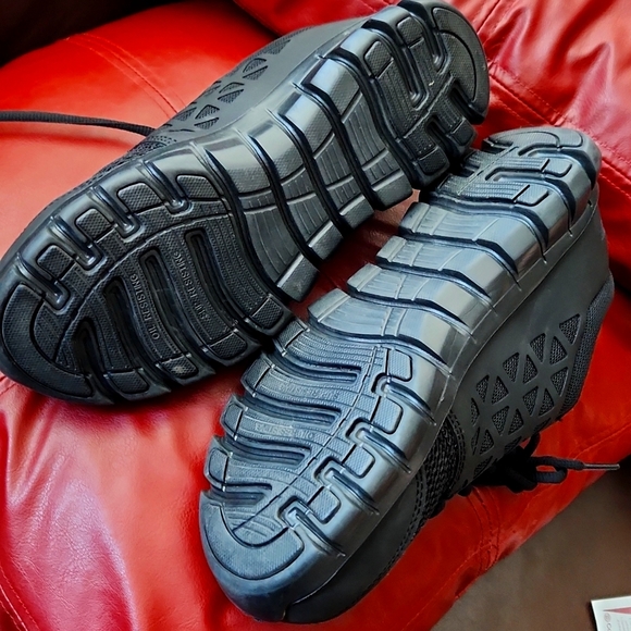 Reebok Sublite Cushion Slip Resistant Shoe Sz Men 4.5W/Wmn6.5W. Black New. - Picture 13 of 15